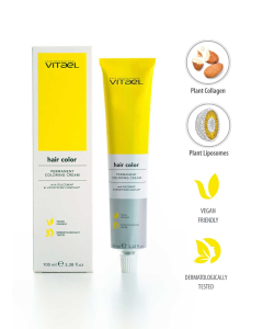 VITAEL HAIR COLOR 100ml, перманентная краска для волос, тон  9,99 almond