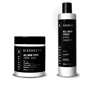 ABSOLUK, COMBO  ALL HAIR (shampoo + mask)