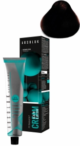 ABSOLUK 100ml, перманентная краска для волос, тон   4.5  mhogany chestnut