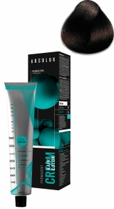 ABSOLUK 100ml, перманентная краска для волос, тон   6.81  dark ash brown blonde