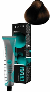ABSOLUK 100ml, перманентная краска для волос, тон   6.82  dark iridescent brown blonde