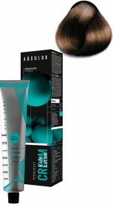 ABSOLUK 100ml, перманентная краска для волос, тон   7.1  ash blonde