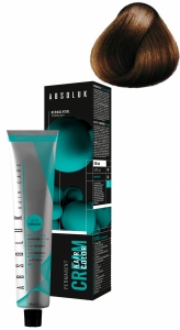 ABSOLUK 100ml, перманентная краска для волос, тон   7.31  ash golden blonde