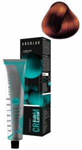 ABSOLUK 100ml, перманентная краска для волос, тон   7.34  copper golden blonde
