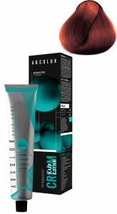 ABSOLUK 100ml, перманентная краска для волос, тон   7.4  copper blonde
