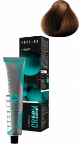 ABSOLUK 100ml, перманентная краска для волос, тон   7.6  beige blonde