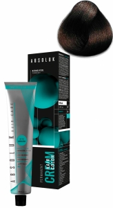 ABSOLUK 100ml, перманентная краска для волос, тон   7.81  ash brown blonde