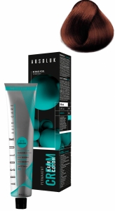 ABSOLUK 100ml, перманентная краска для волос, тон   7.84  copper brown blonde