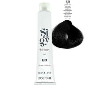 SINERGY Color  100ml , перманентная краска для волос, тон 3/0 Dark Chestnut