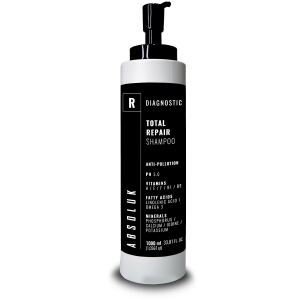 ABSOLUK, Atjaunojo&scaron;s &scaron;ampūns bojātiem matiem,1000 ml
